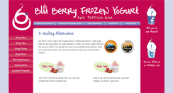 Desktop Screenshot of bluberryfroyo.com