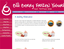 Tablet Screenshot of bluberryfroyo.com